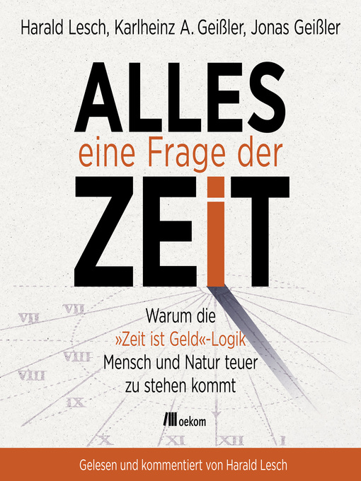 Title details for Alles eine Frage der Zeit by Harald Lesch - Wait list